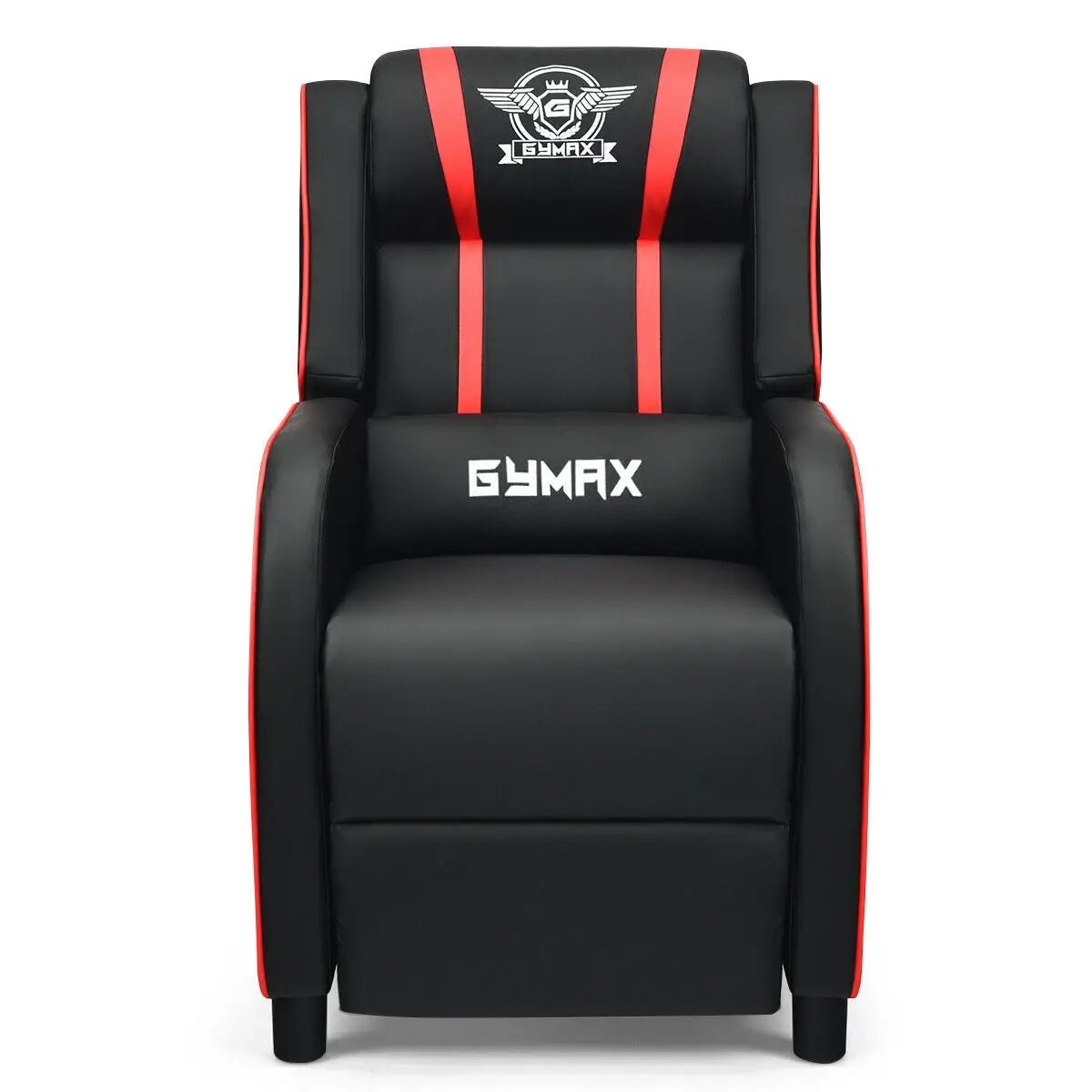 Massage Racing Gaming Single Recliner Chair by DirectDeals