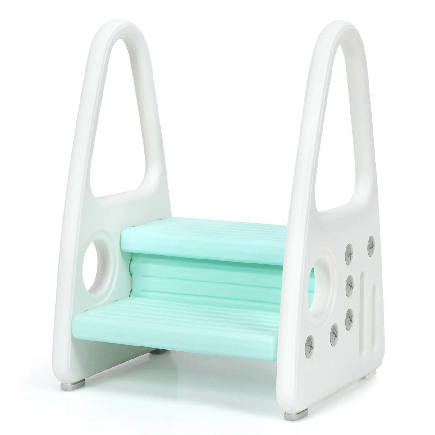 Kids Step Stool Learning Helper with Armrest for Kitchen Toilet Potty Training by DirectDeals
