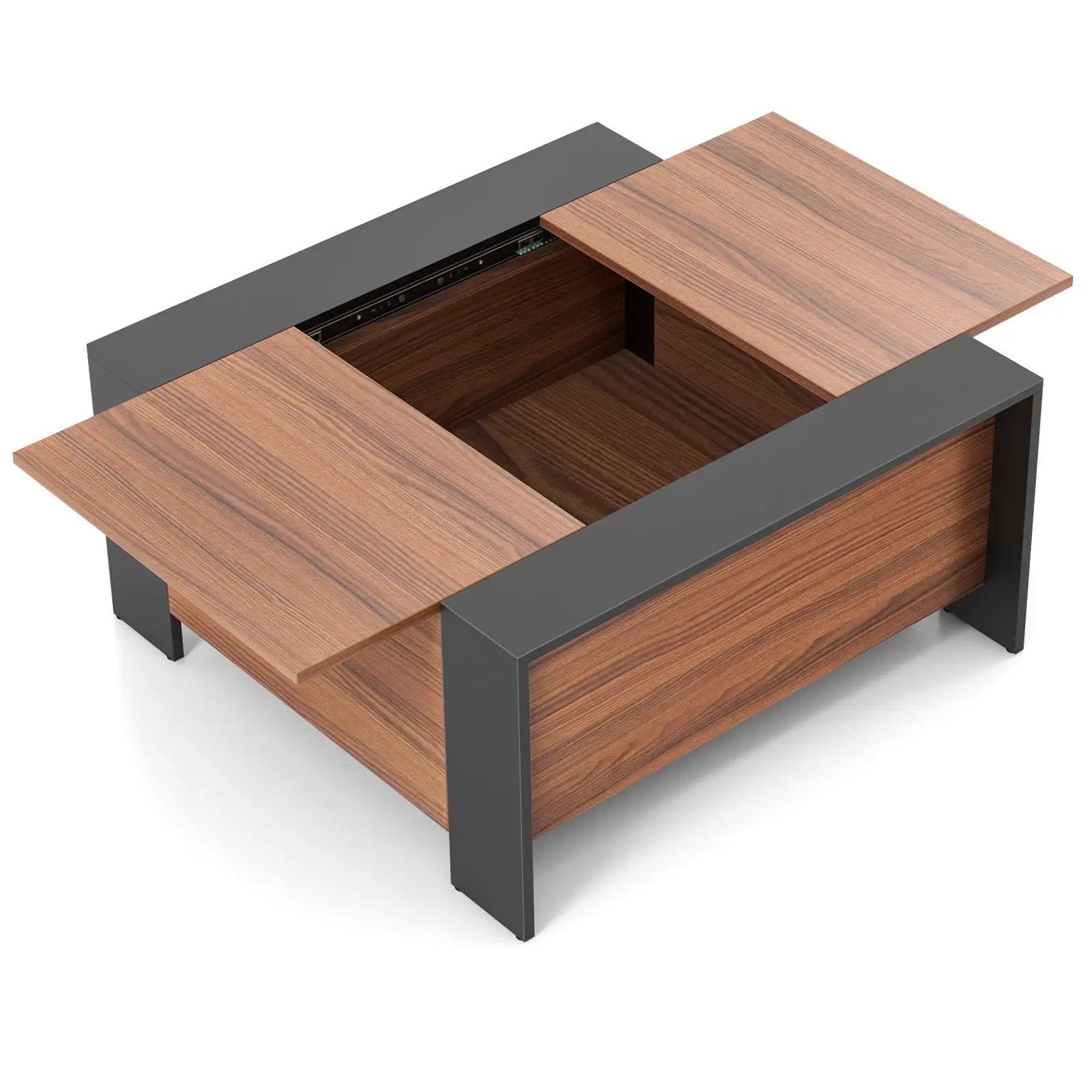 36.5 Inch Coffee Table with Sliding Top and Hidden Compartment by DirectDeals