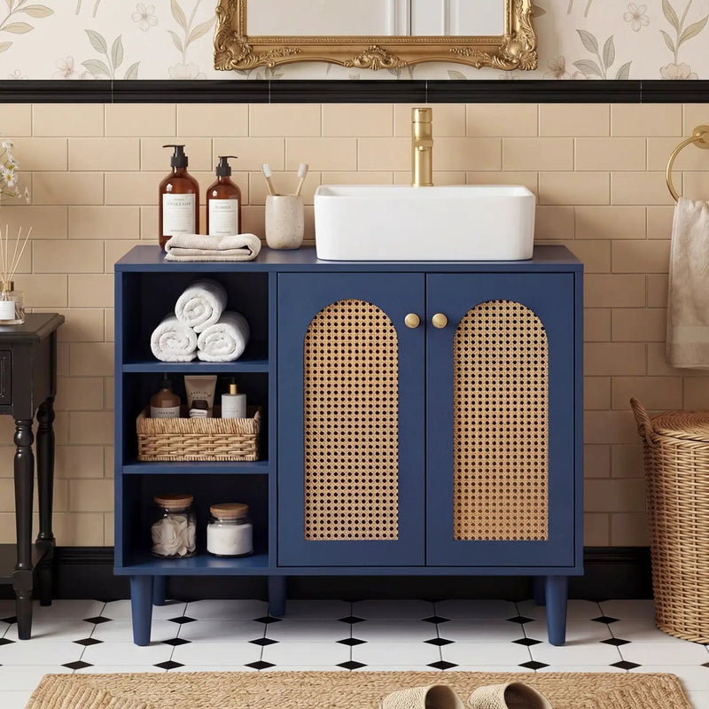 36 Inch Under Sink Cabinet Boho for Vessel Sinks and Single-Handle Faucets by DirectDeals