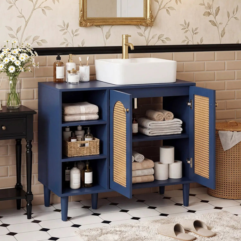 36 Inch Under Sink Cabinet Boho for Vessel Sinks and Single-Handle Faucets by DirectDeals
