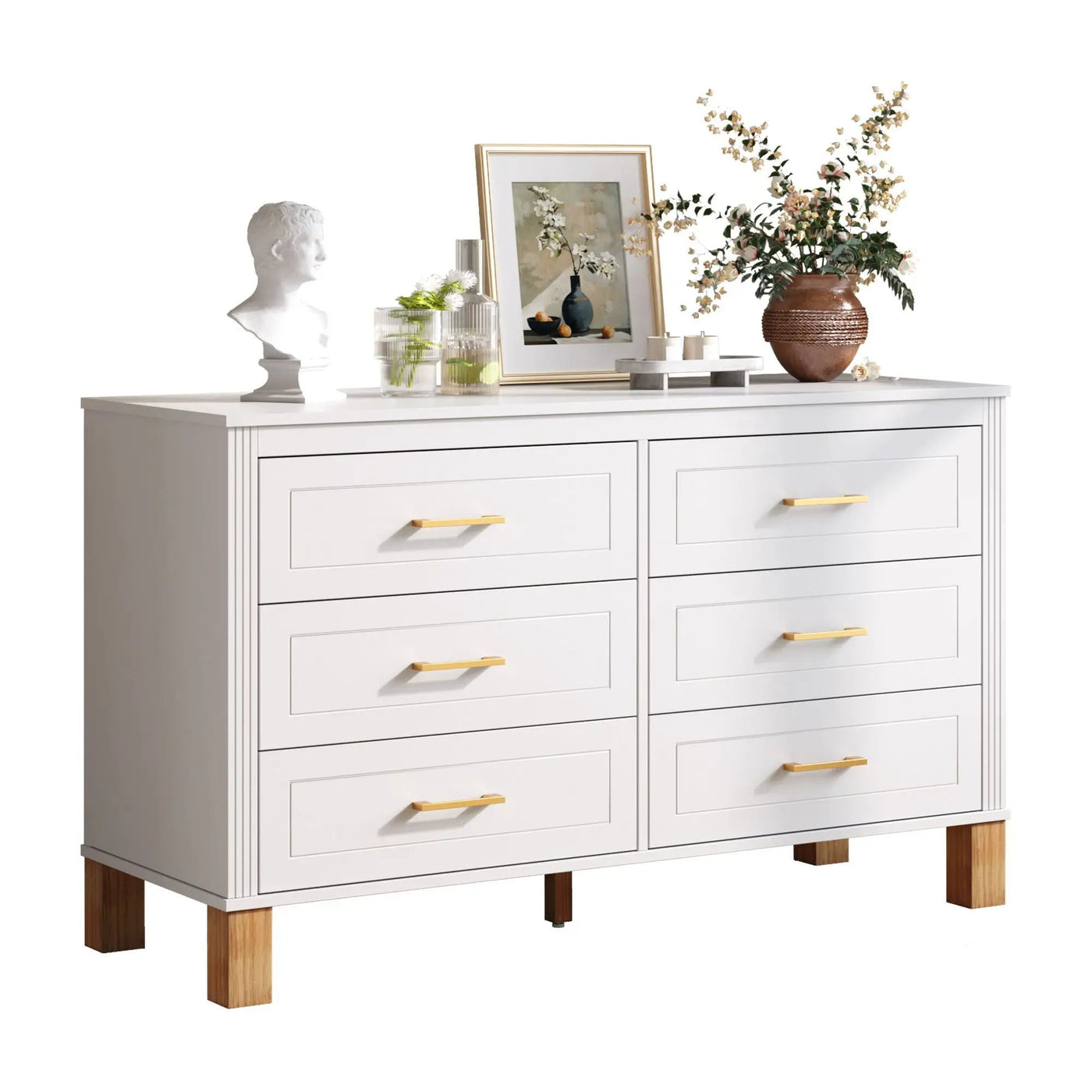6 Drawer Double Dresser by HouseOfZazla