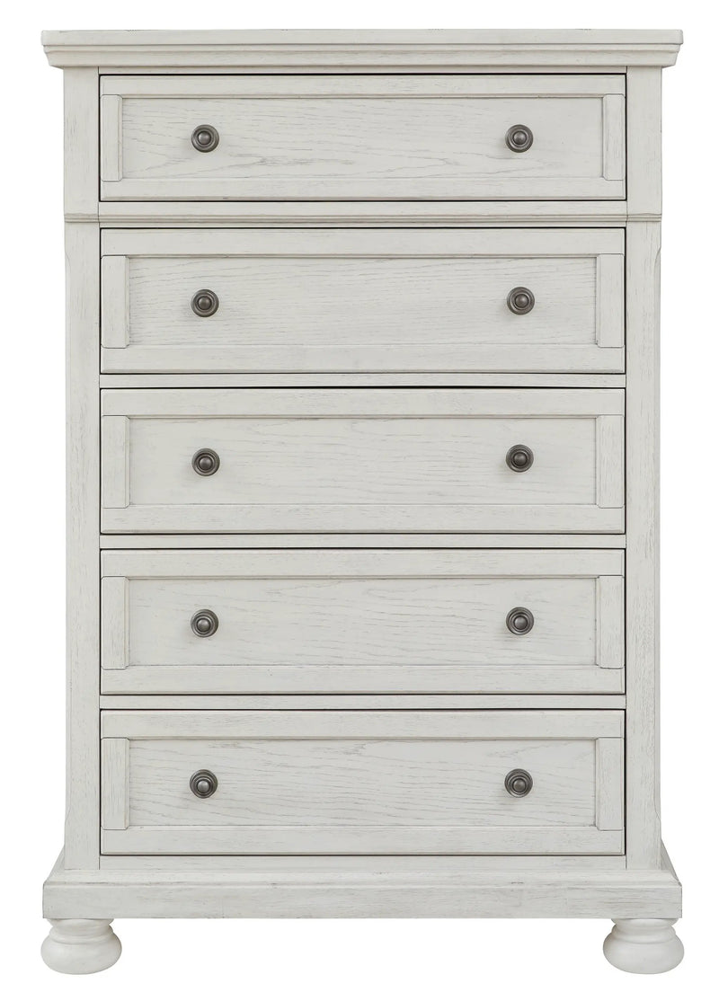 Robbinsdale - Five Drawer Chest - Antique White by Unique Piece Furniture