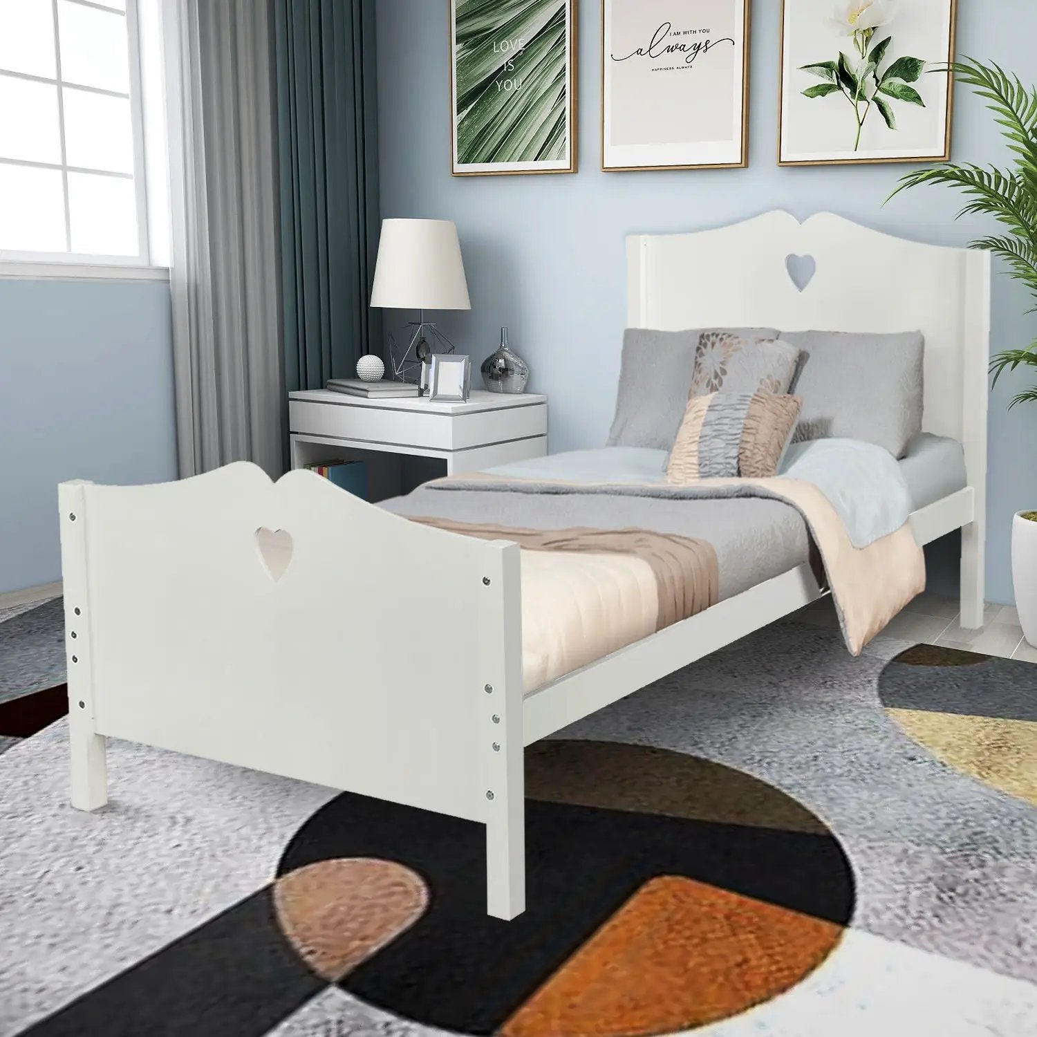 Platform Bed With Slat Support And Headboard And Footboard by Unique Piece Furniture