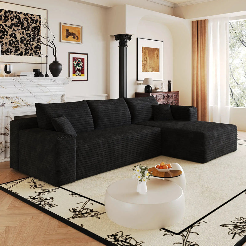 Modern Minimalist Cloud Sectional Sofa by HouseOfZazla