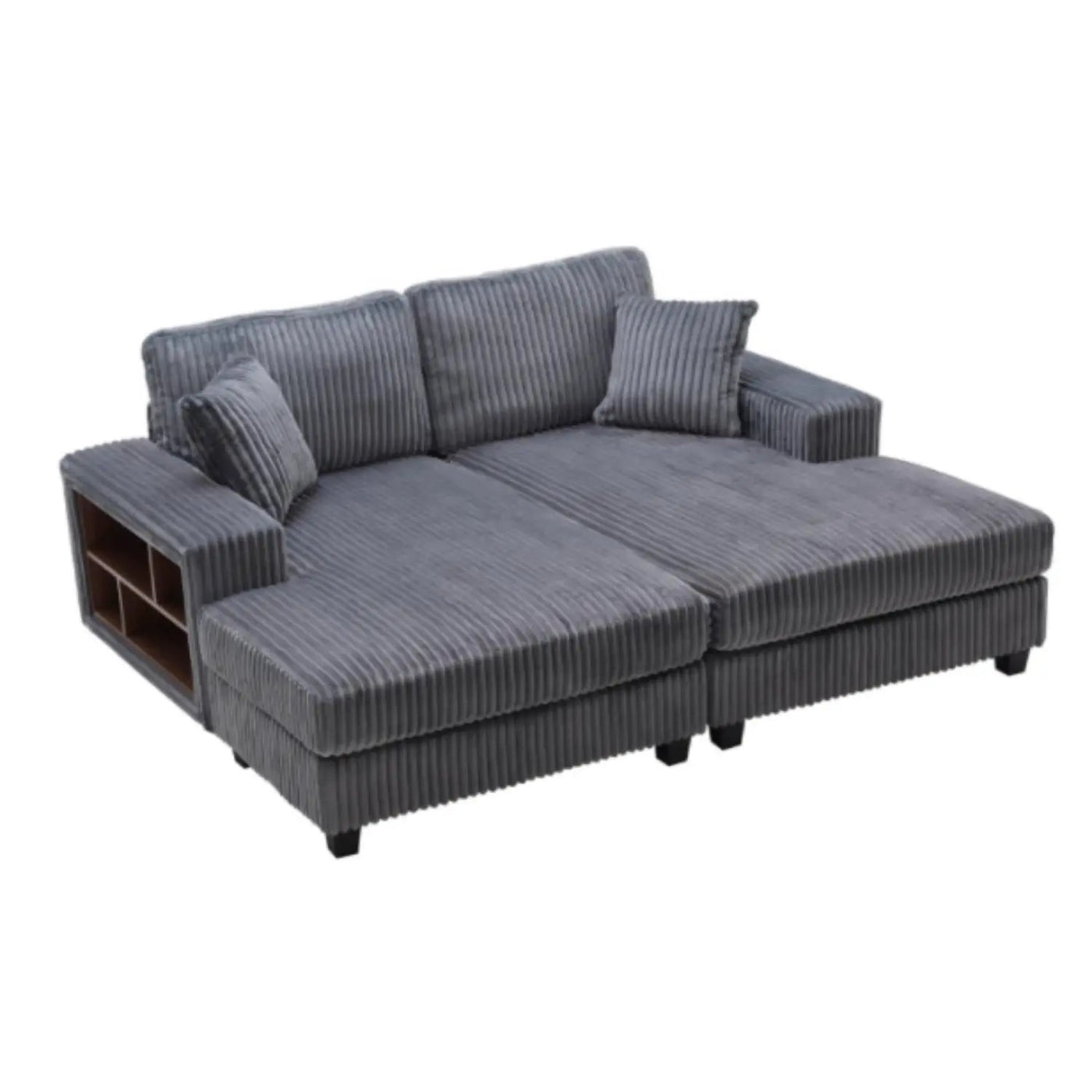 Convertible Sectional Sofa, Sleeper Oversized Living Room Lounge by Unique Piece Furniture