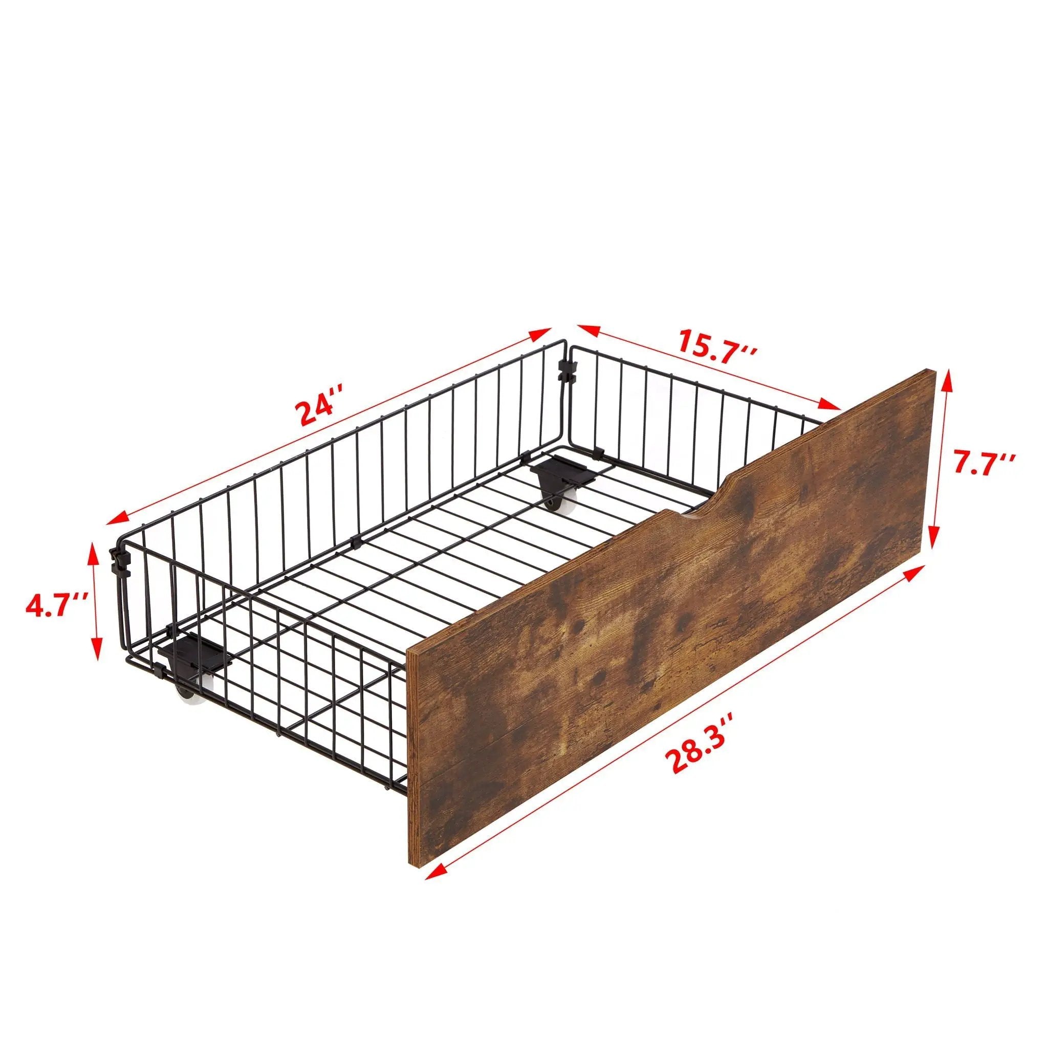 Modern Design Under Bed Drawers With Wheels For Easy Storage by HouseOfZazla
