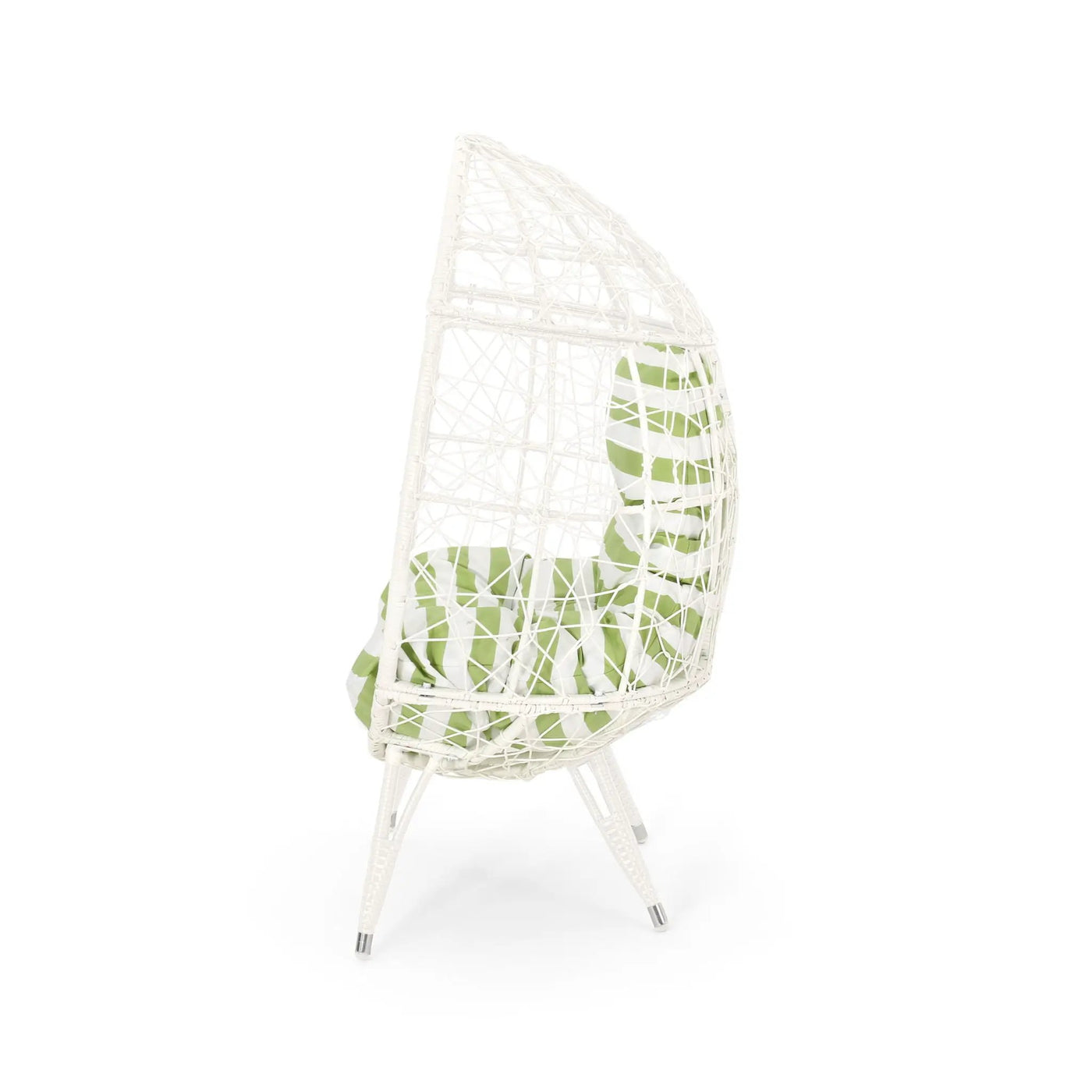Cosmos - Round Hammered Iron Teardrop Chair by HouseOfZazla