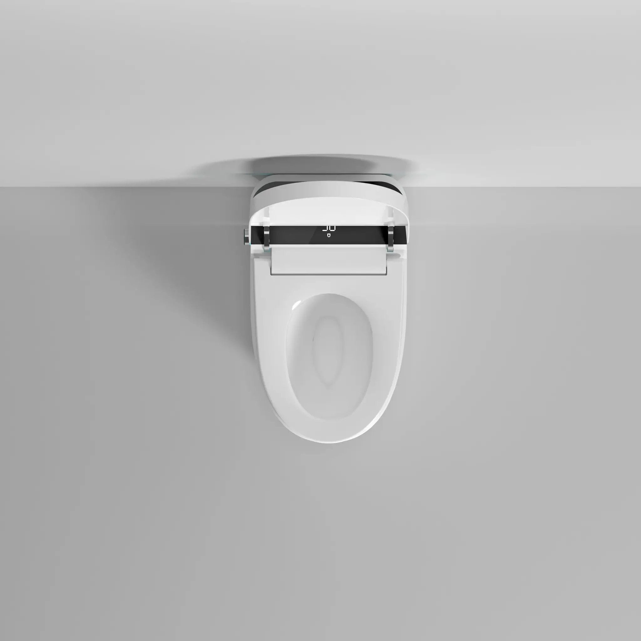 Modern Smart Toilet with Bidet Seat Built-in by HouseOfZazla