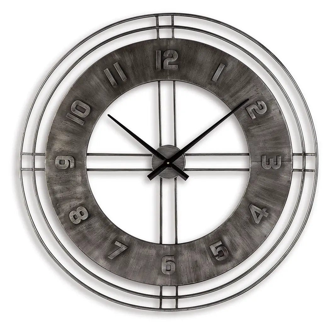 Ana Sofia - Wall Clock - Antique Gray by Unique Piece Furniture