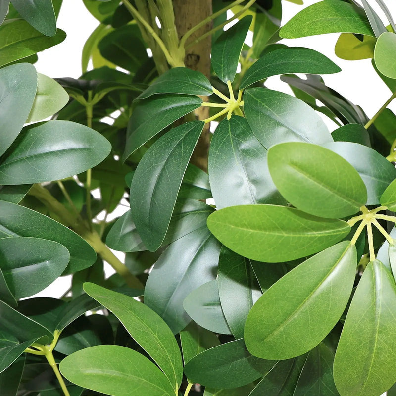 Realistic Faux Tree With Lifelike Foliage For Indoor And Outdoor Use - Green by HouseOfZazla