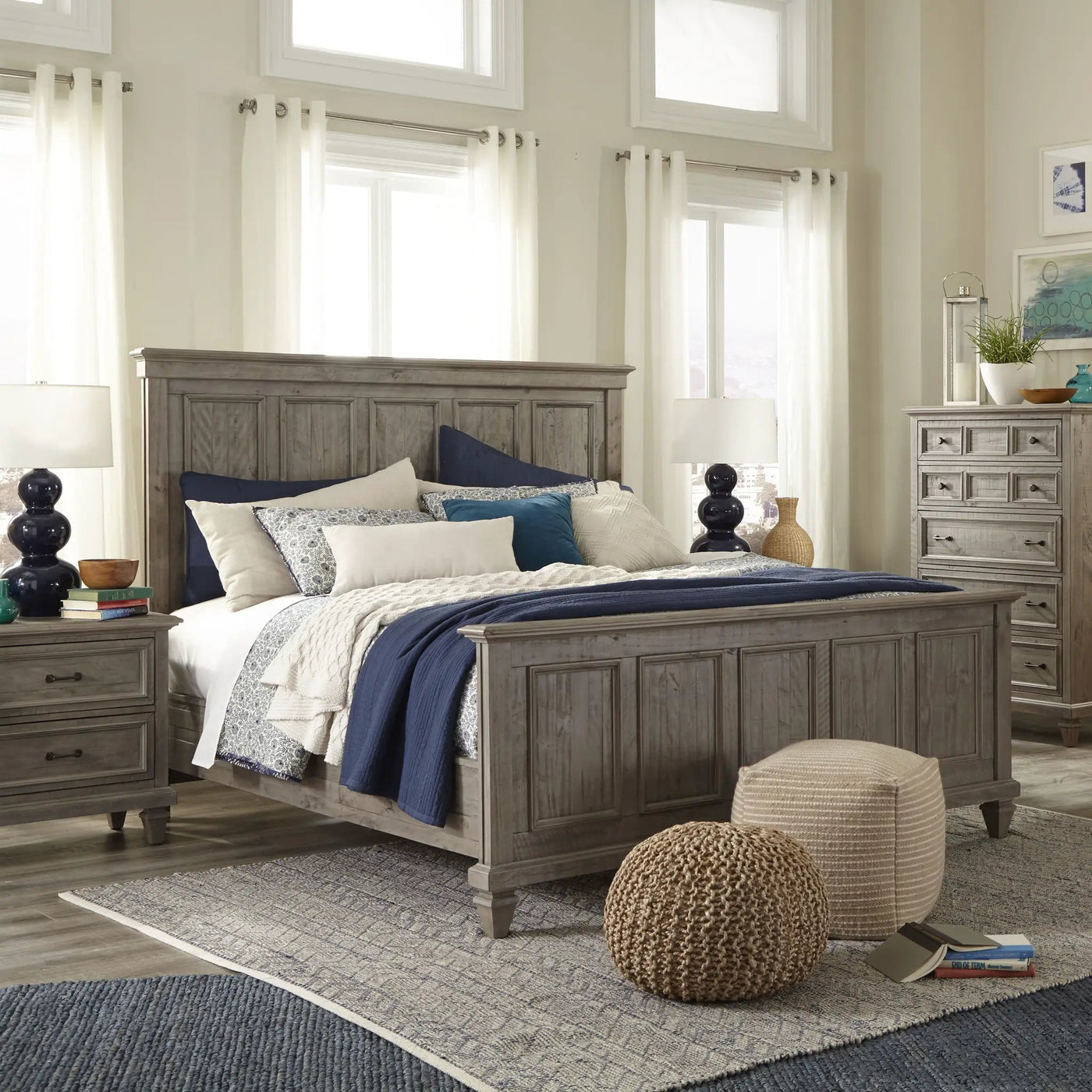 Lancaster - Complete Panel Bed by Unique Piece Furniture