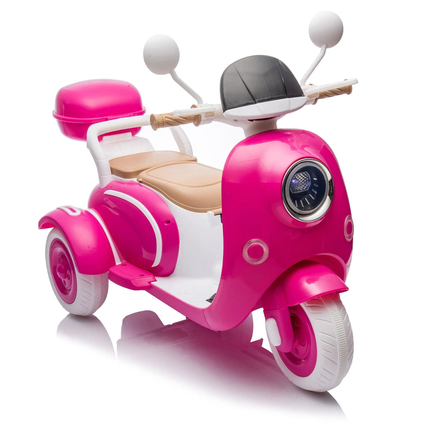 12V Two Motors Kids Ride On Two-Seater Electric Motorcycle by HouseOfZazla