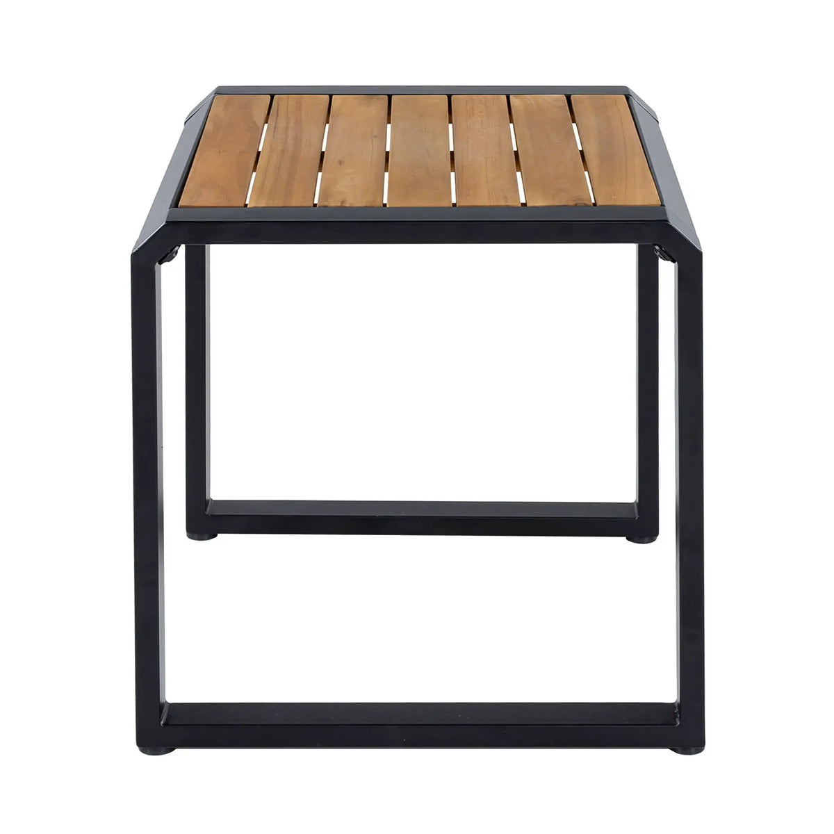 Outdoor Side Table with Teak Wood Top by HouseOfZazla