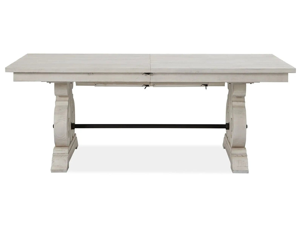 Bronwyn - Rectangular Dining Table - Alabaster, photo 3 of 7