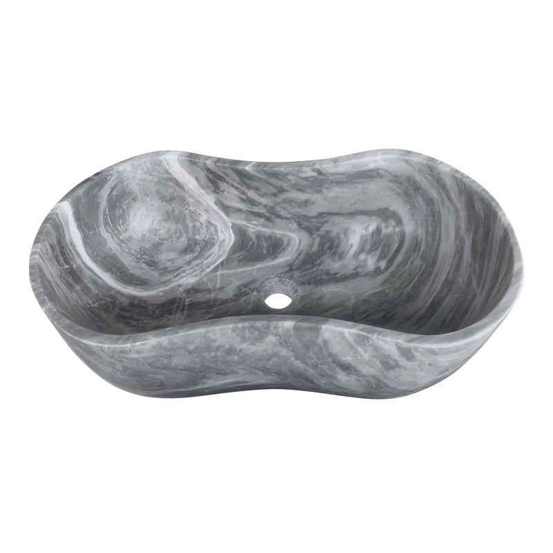 Bathroom Vessel Sink With Wavy Design by HouseOfZazla
