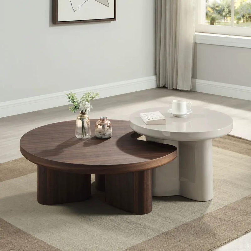 Yoab - Coffee Table - Smoked Oak by Unique Piece Furniture