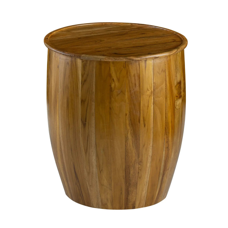 Drum Side Table With Tray Style Top by BLAKHOM