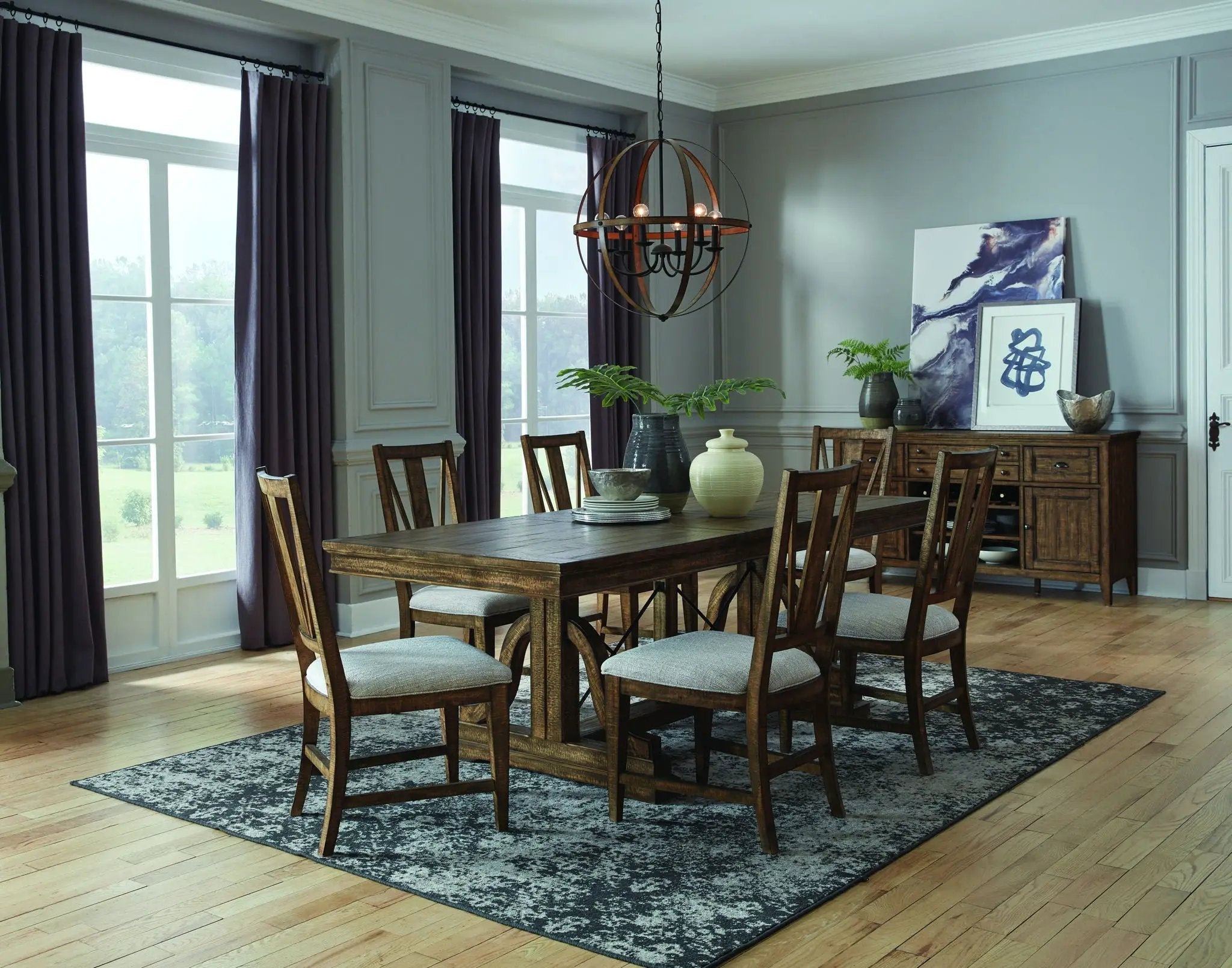 Bay Creek - Trestle Dining Table - Toasted Nutmeg by Unique Piece Furniture