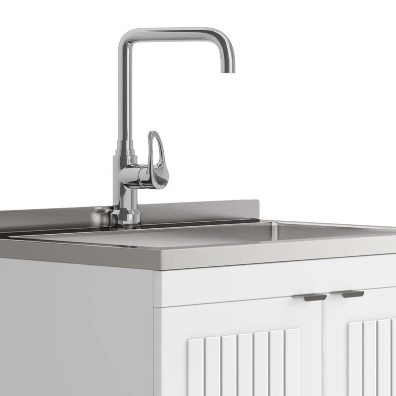 Murphy - Laundry Cabinet & Faucet And Stainless Steel Sink by Unique Piece Furniture