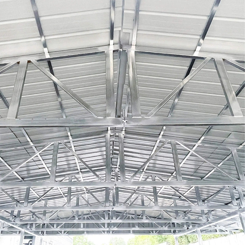 [36X40FT] Alora Heavy-Duty Weather-Resistant Galvanized Steel Container Roof Kit [No Containers] (SAK37491) by SAKSBY WHOLESALE