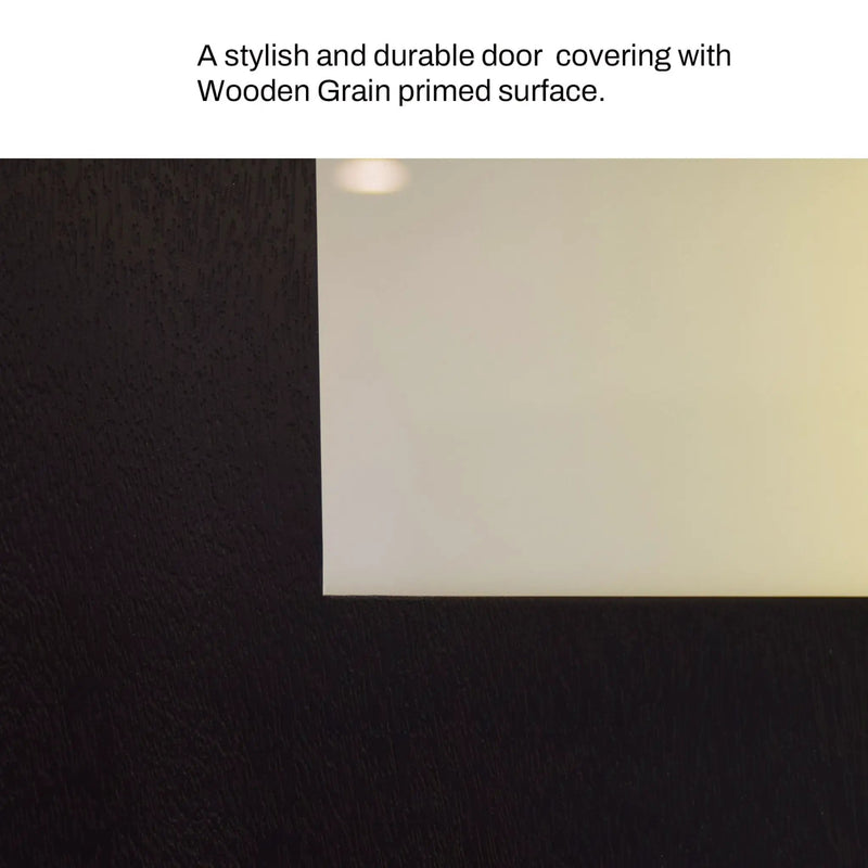 [36X80-Inch] Nuvia Modern Black Left Inswing Fiberglass Entry Door With 4-9/16 White Vinyl Frame (SAK52910) by SAKSBY WHOLESALE