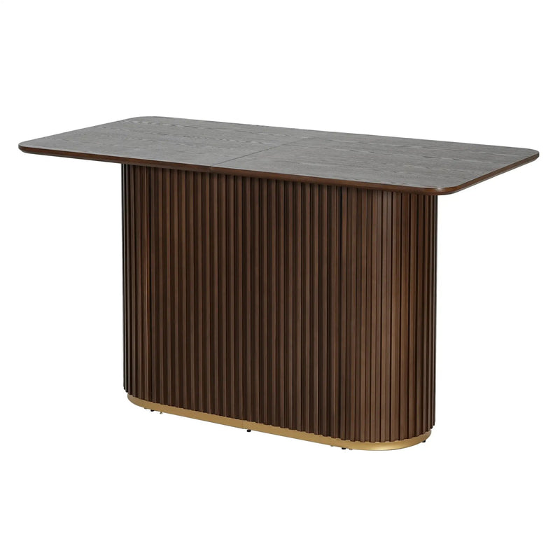 63"L Counter Table - Walnut by HouseOfZazla