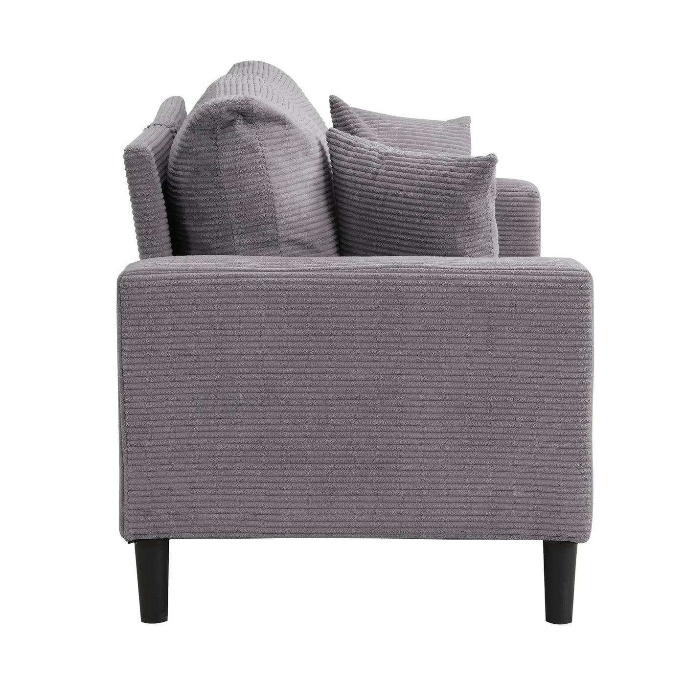 Modern Upholstered Loveseat Sofa, High Resilience by HouseOfZazla