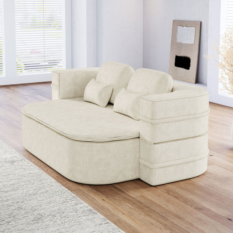 2 In 1 Foldable Sofa Bed With Multi Functional Blanket, Floor Lounge Sofa by HouseOfZazla