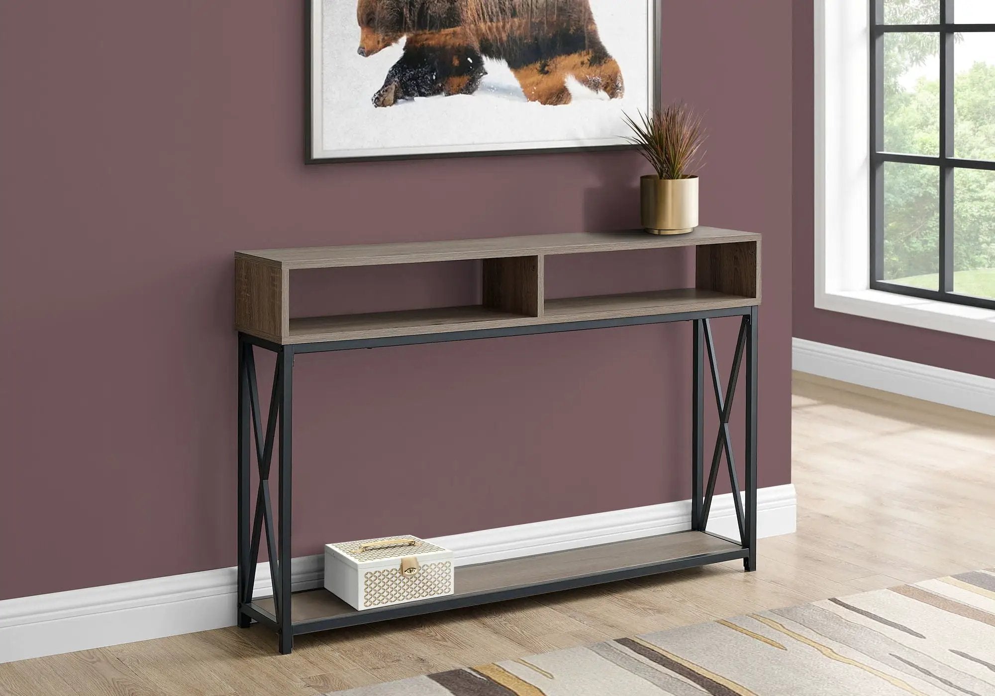 Accent Console Table For Entryway, Contemporary Design by Unique Piece Furniture