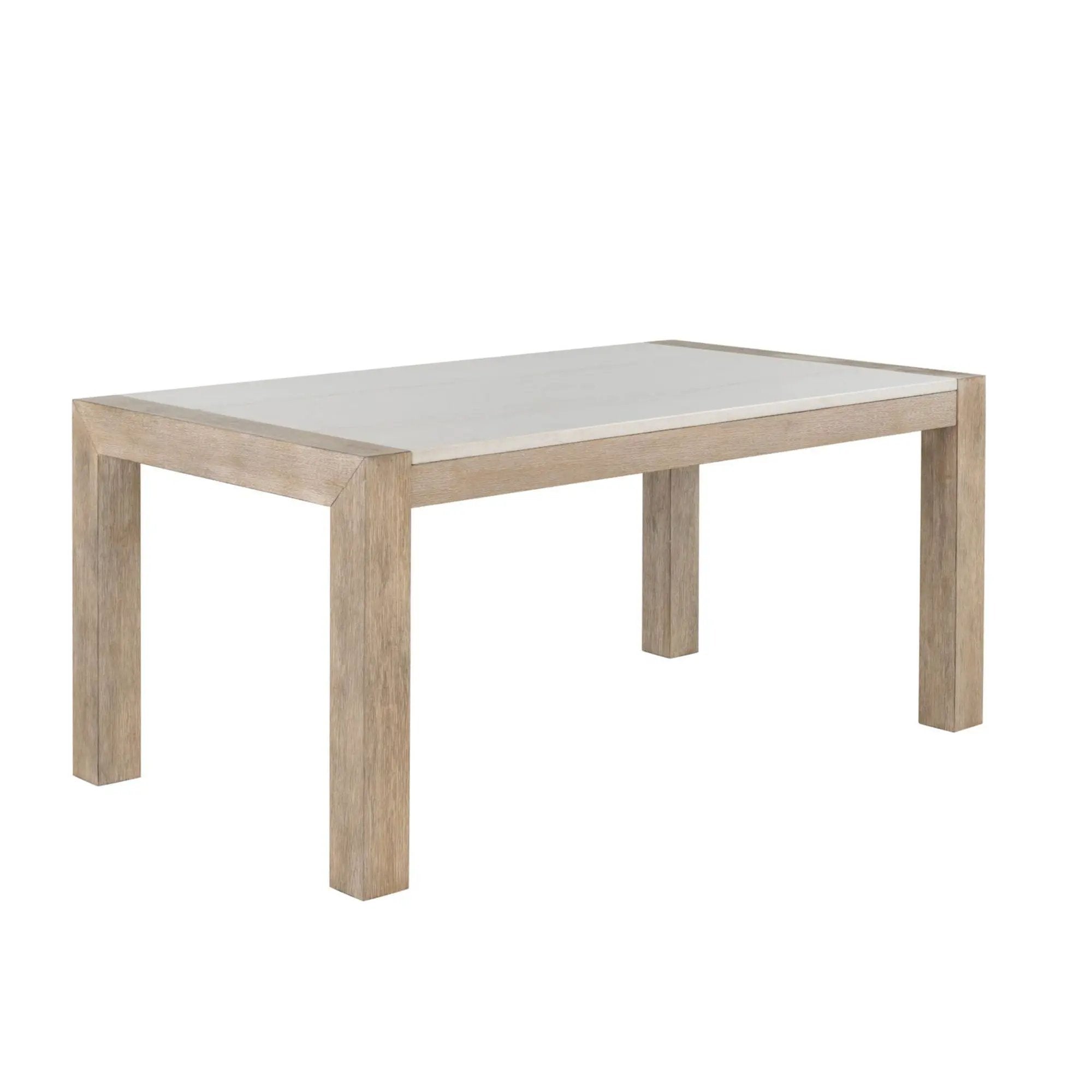 Vanilla - Real Marble Dining Table - Beige / Light Natural by Unique Piece Furniture