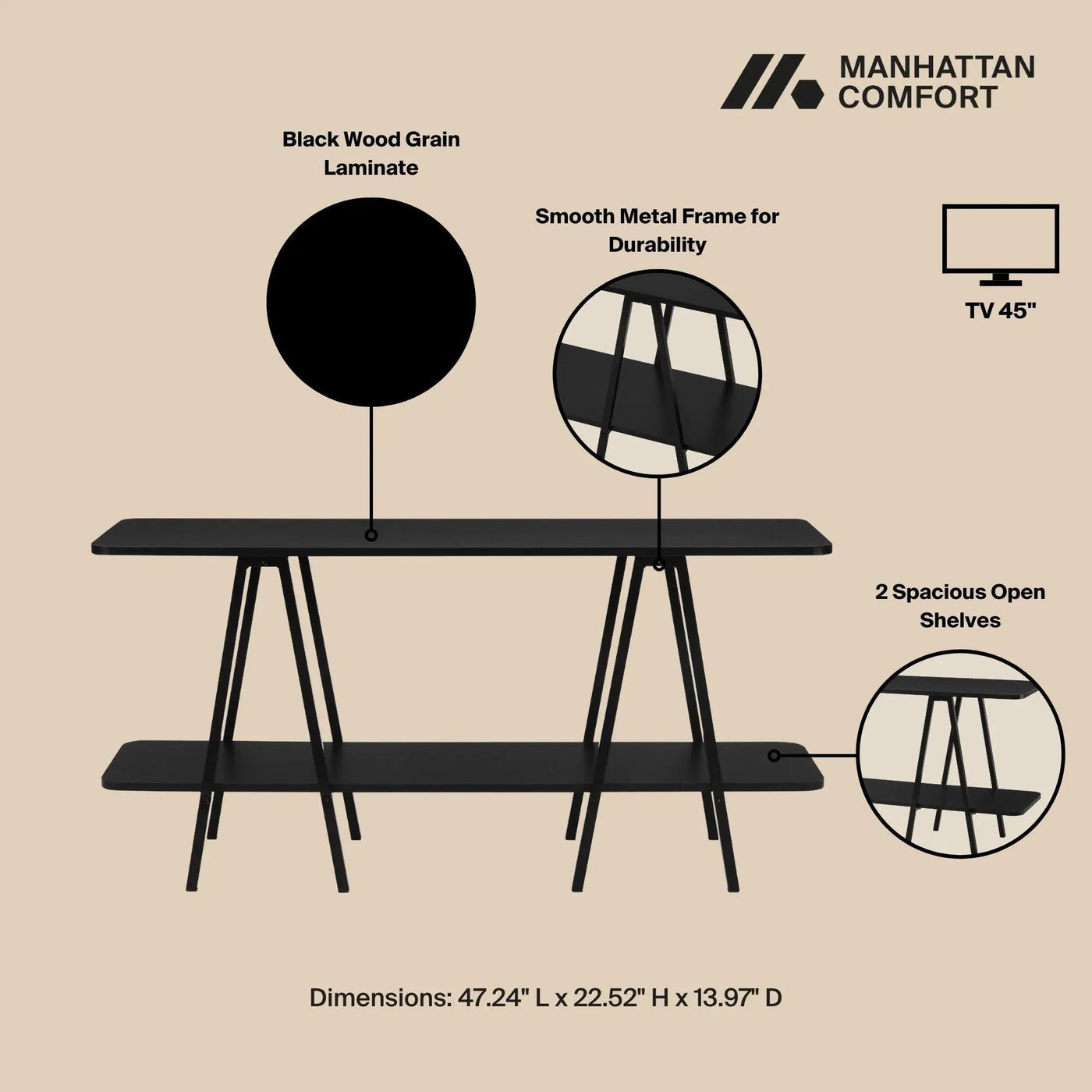 Celine - Modern Console Table by HouseOfZazla