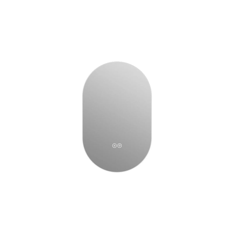 Smart Wall Mounted LED Touch Screen Mirror With Anti-Fog Function And Adjustable Lighting by Unique Piece Furniture