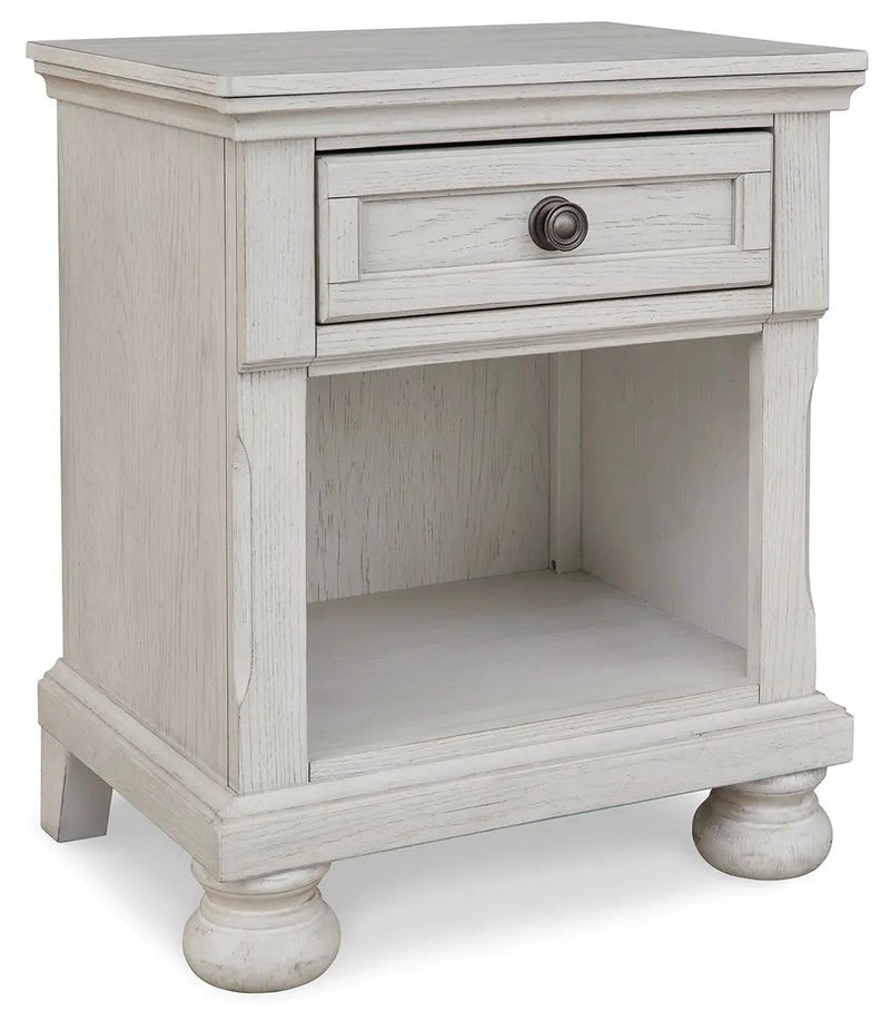 Robbinsdale - One Drawer Night Stand - Antique White by Unique Piece Furniture