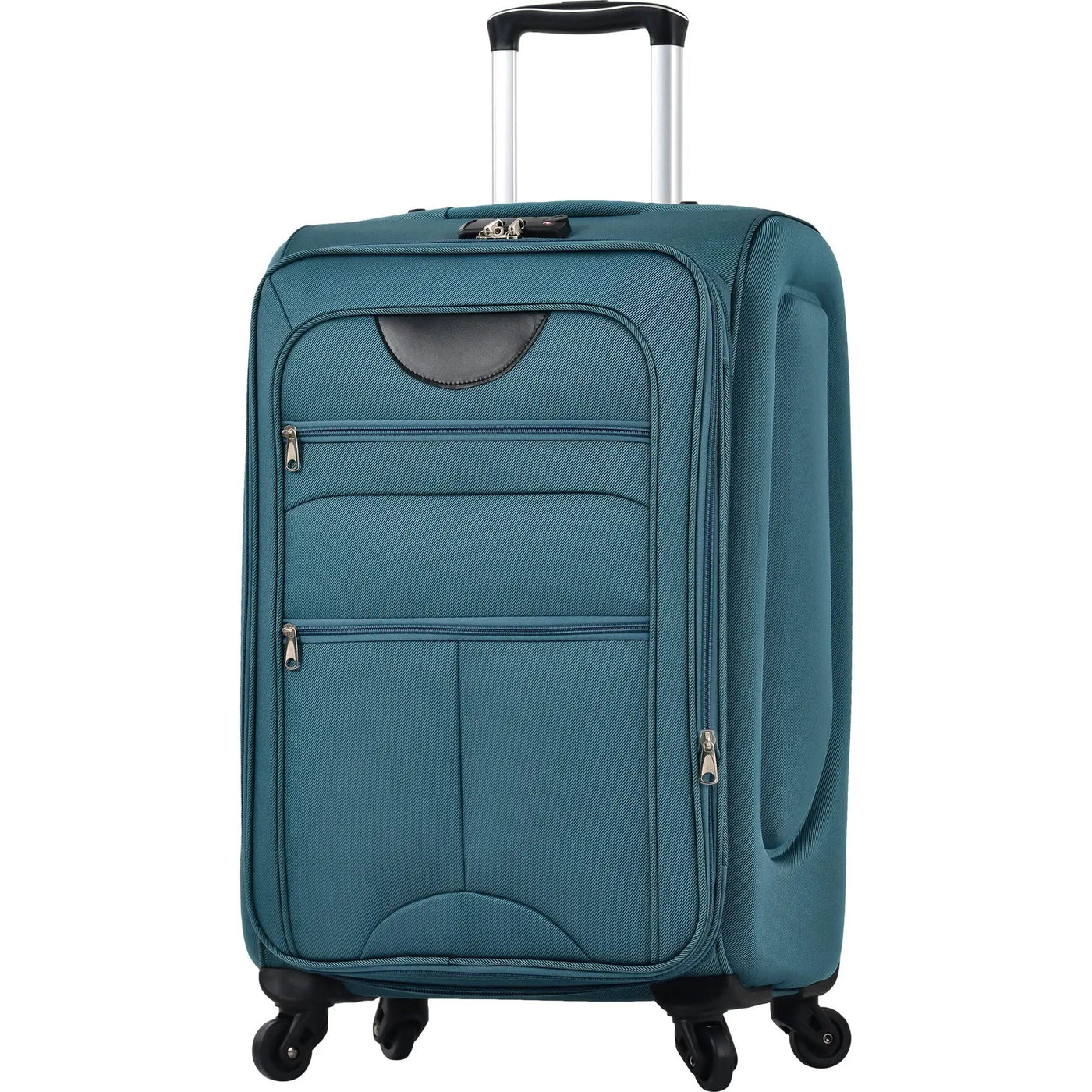 Softside Luggage Expandable 3 Piece Set Suitcase Upright Spinner Softshell Lightweight Luggage Travel Set by HouseOfZazla