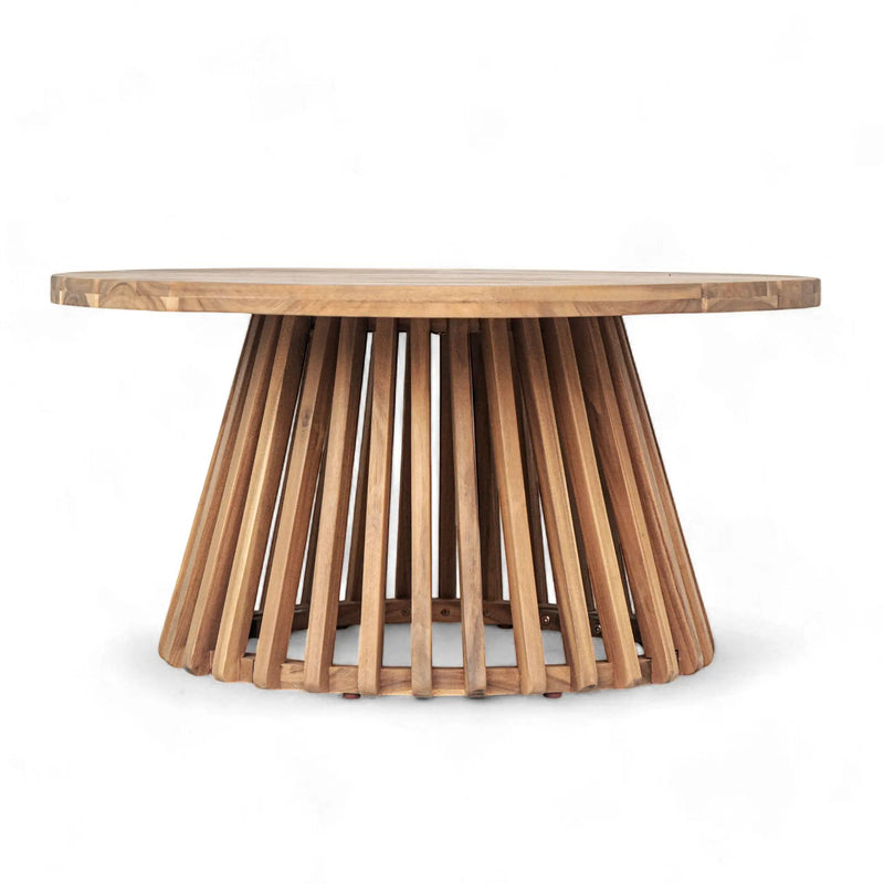 Acacia Wood Patio Coffee Table by HouseOfZazla