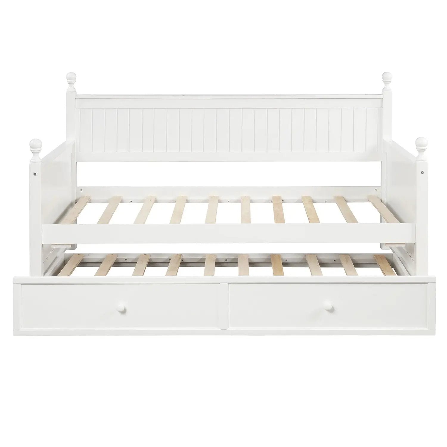 Twin Size Daybed & Twin Size Trundle - White by Unique Piece Furniture