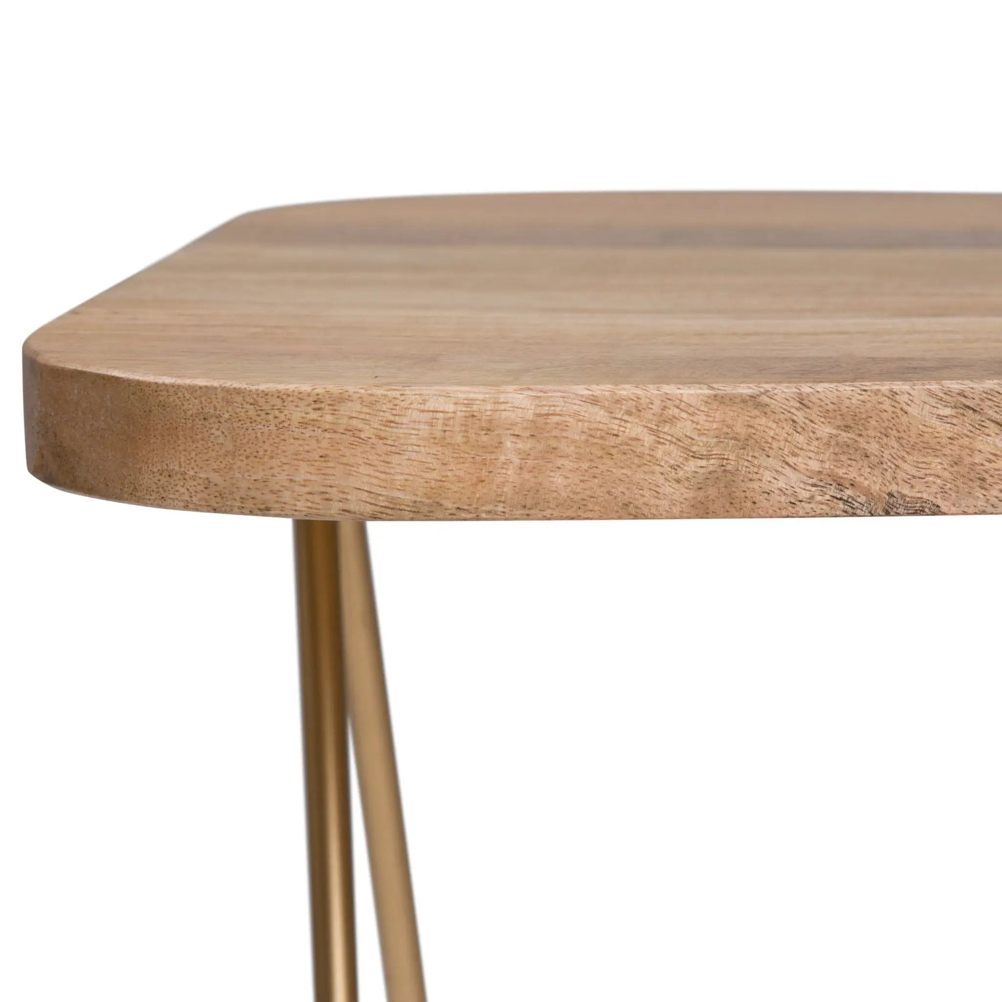 Patrice - Handcrafted Metal And Wood Accent Table by Unique Piece Furniture