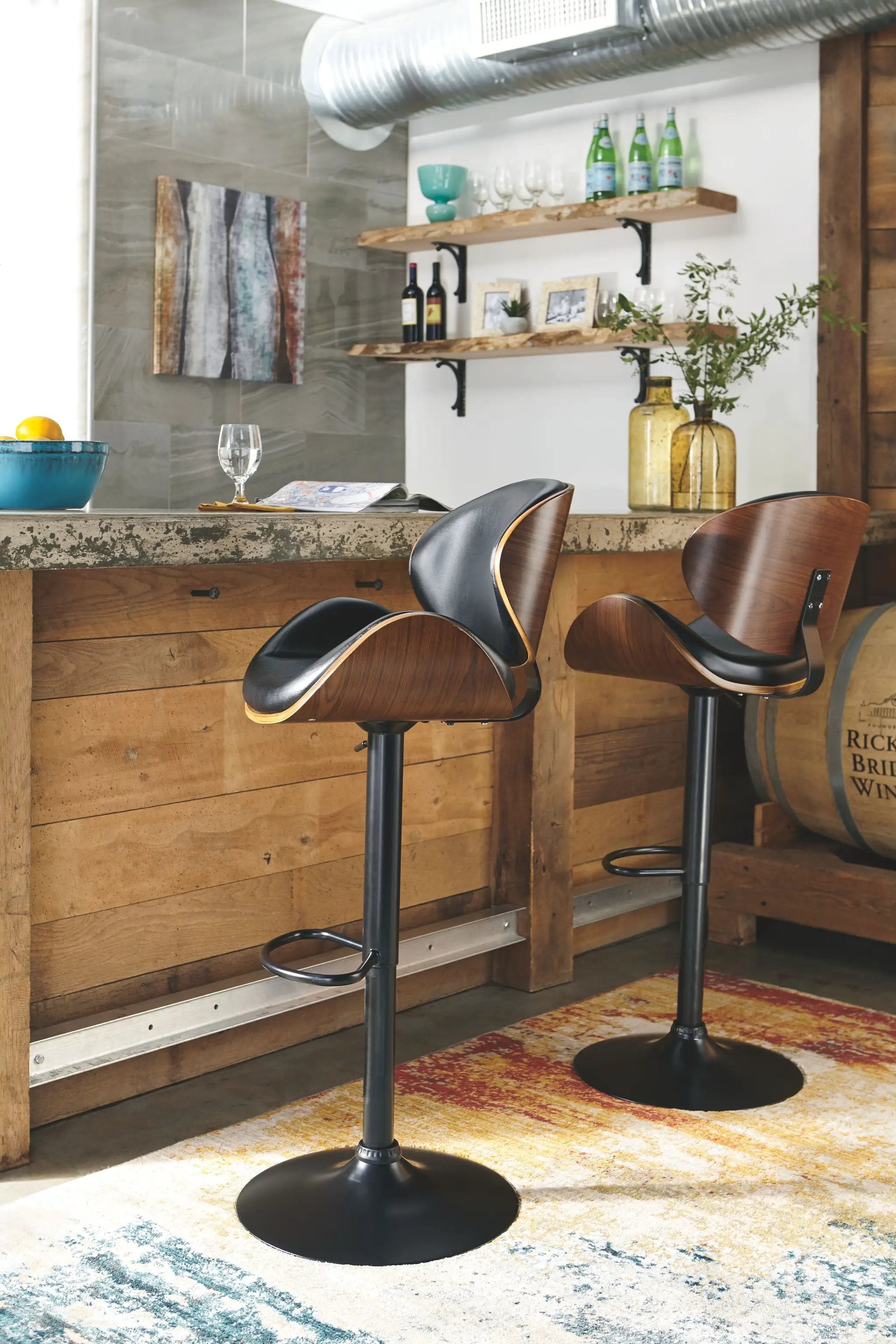 Bellatier - Adjustable Height Barstool by Unique Piece Furniture