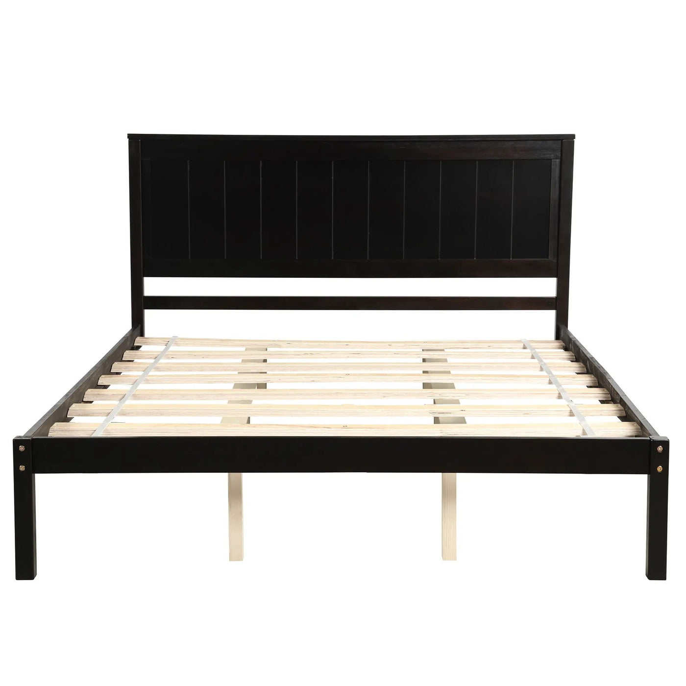 Platform Bed Frame With Headboard by HouseOfZazla