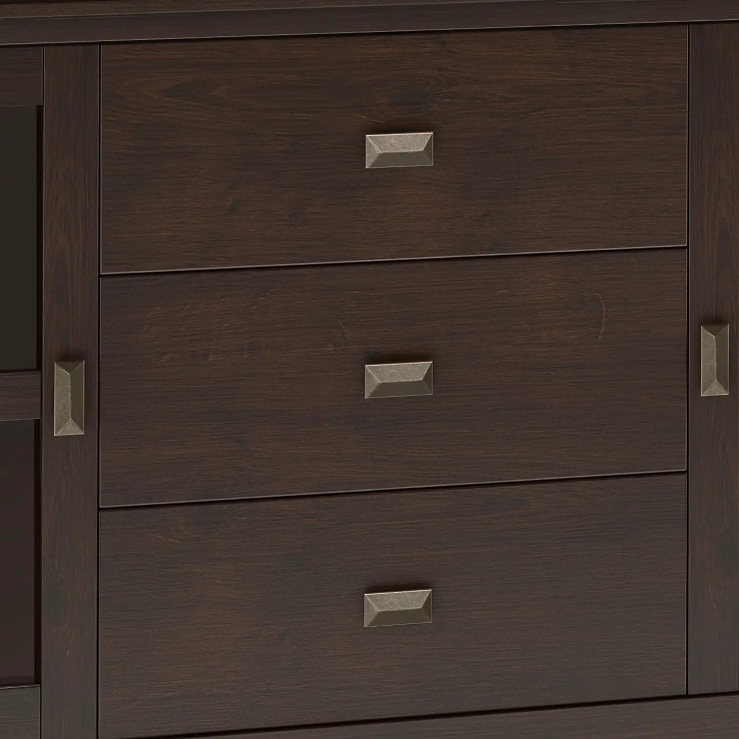 Artisan - Large Sideboard Buffet - Dark Chestnut Brown by HouseOfZazla