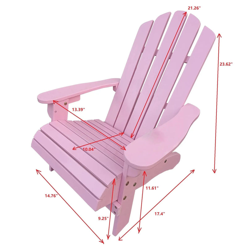Outdoor Or Indoor Children Adirondack Chair by HouseOfZazla