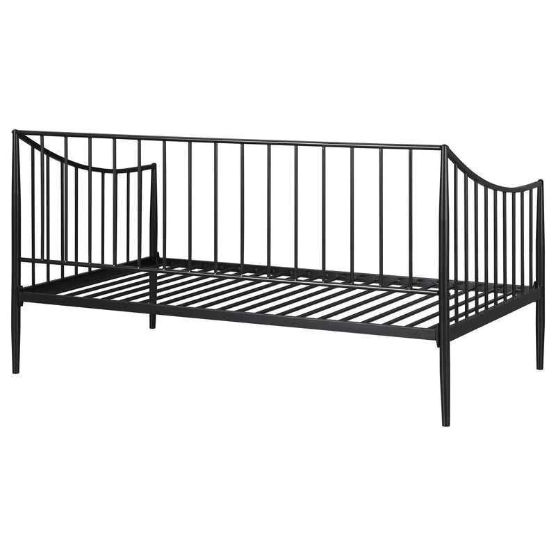 Newbury Metal Twin Daybed Bed Frame Matte Black by Unique Piece Furniture