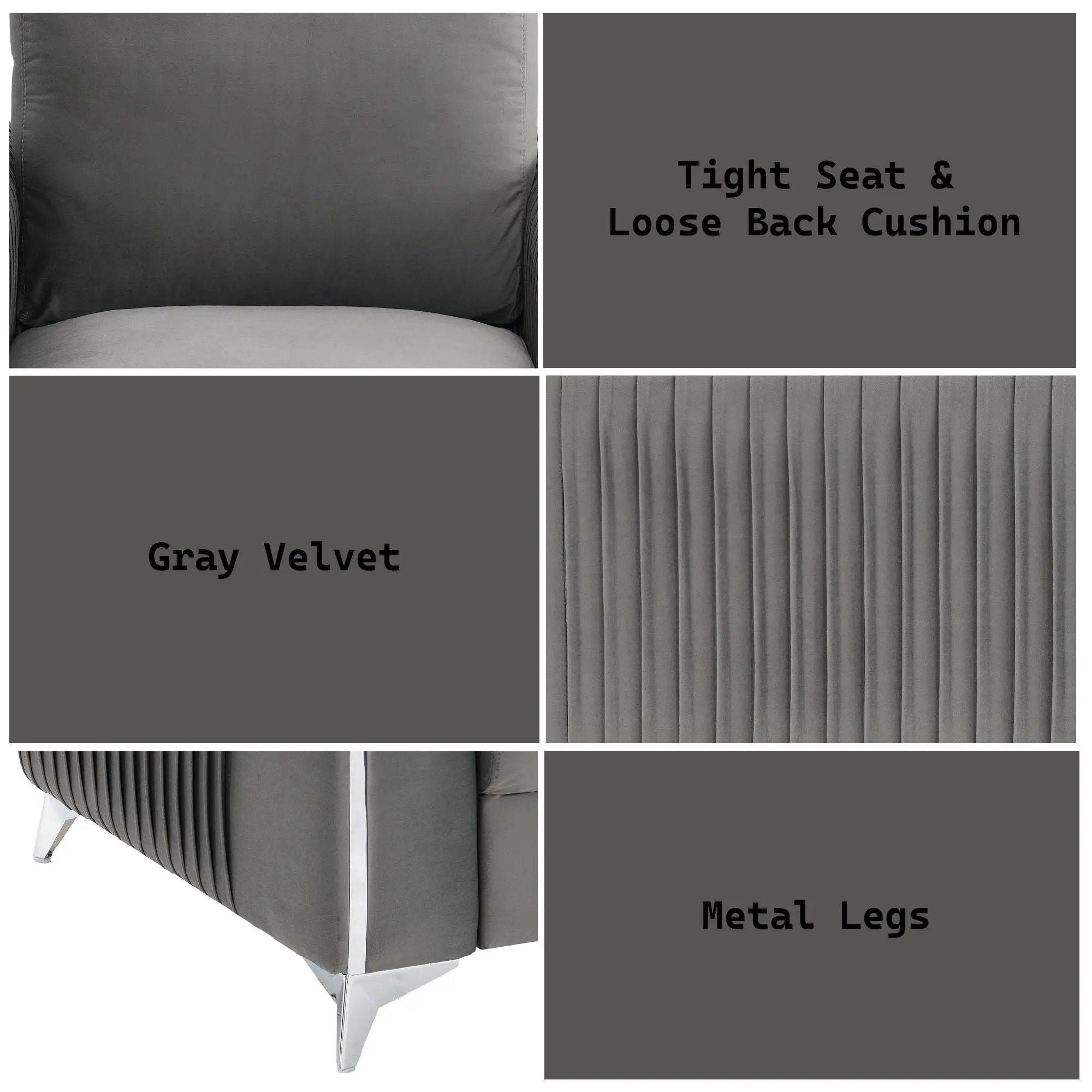 Wenona - Modern Loveseat by Unique Piece Furniture