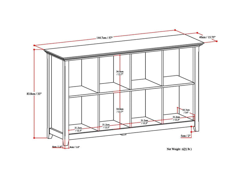 Amherst - Cube Storage Bookcase by HouseOfZazla