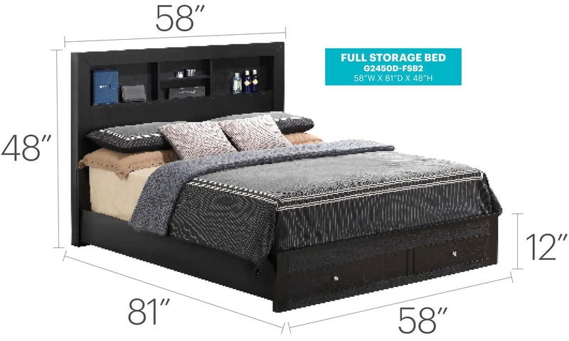 Stylish Storage Bed For Modern Spaces by Unique Piece Furniture