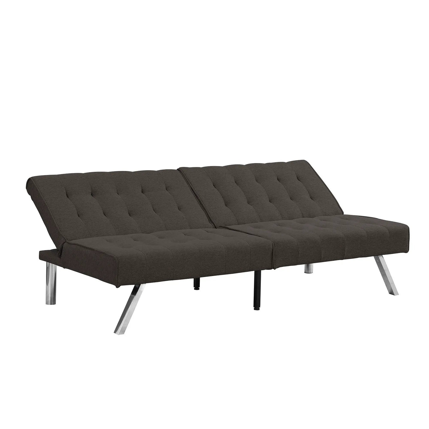 Modern Sofa Bed With Wood Frame And Stainless Legs by HouseOfZazla