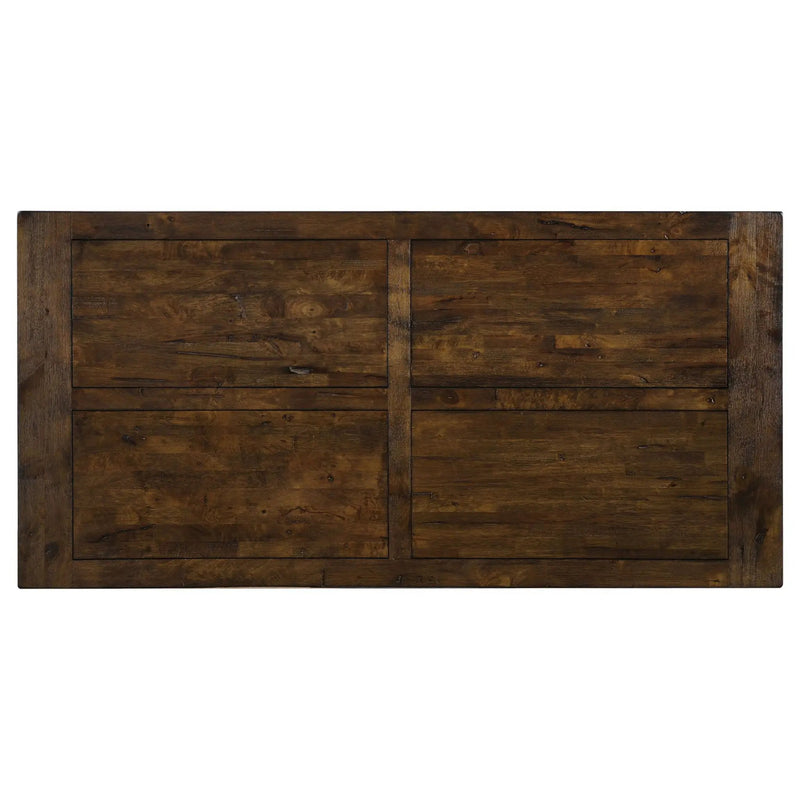 Coleman 9-piece Rectangular Dining Set Rustic Golden Brown by Unique Piece Furniture