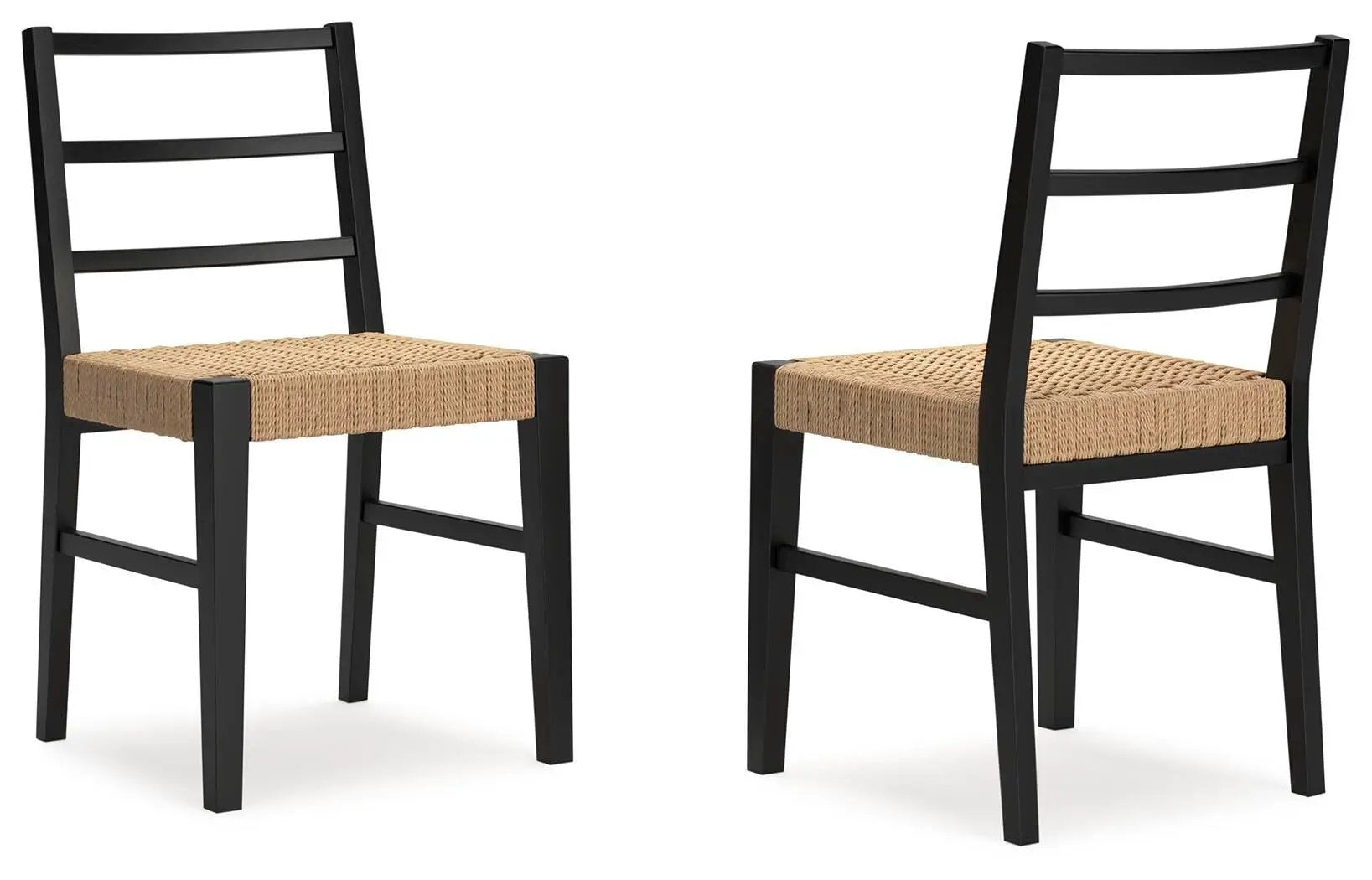 Isanti - Dining Room Side Chair (Set of 2) - Light Brown / Black by Unique Piece Furniture