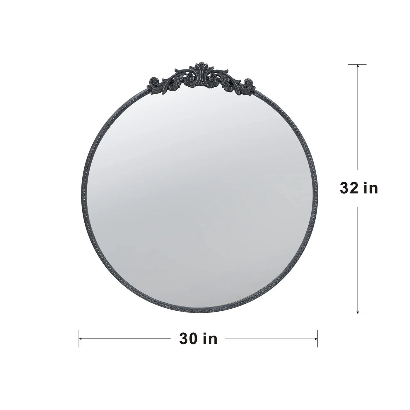 Classic Design Mirror With Baroque Inspired Frame by HouseOfZazla